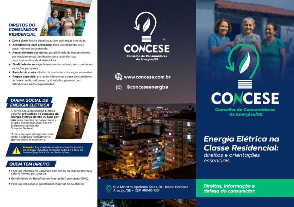 CONCESE lança cartilhas educativas para consumidores de energia