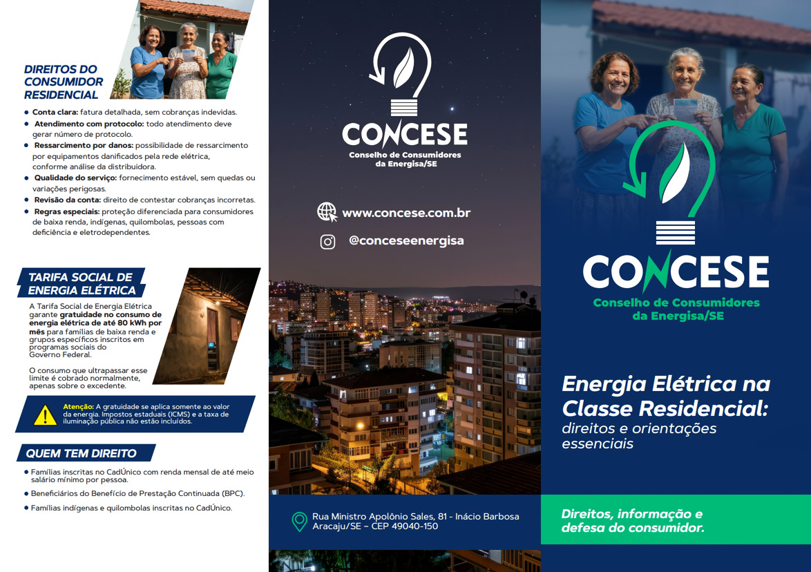 CONCESE lança cartilhas educativas para consumidores de energia